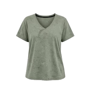 Womens Relaxed Fit V-Neck Tee — custom through6 by resto uniform