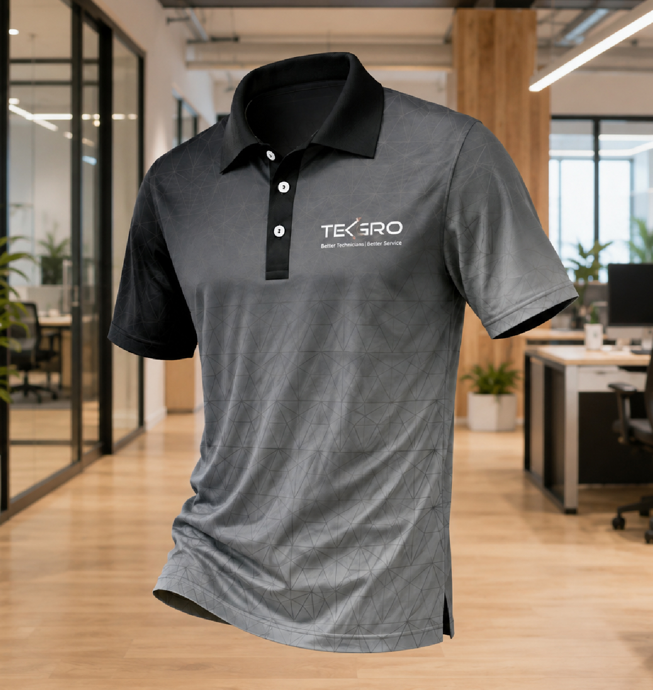 Featherweight Athletic Polo — custom corporate uniform