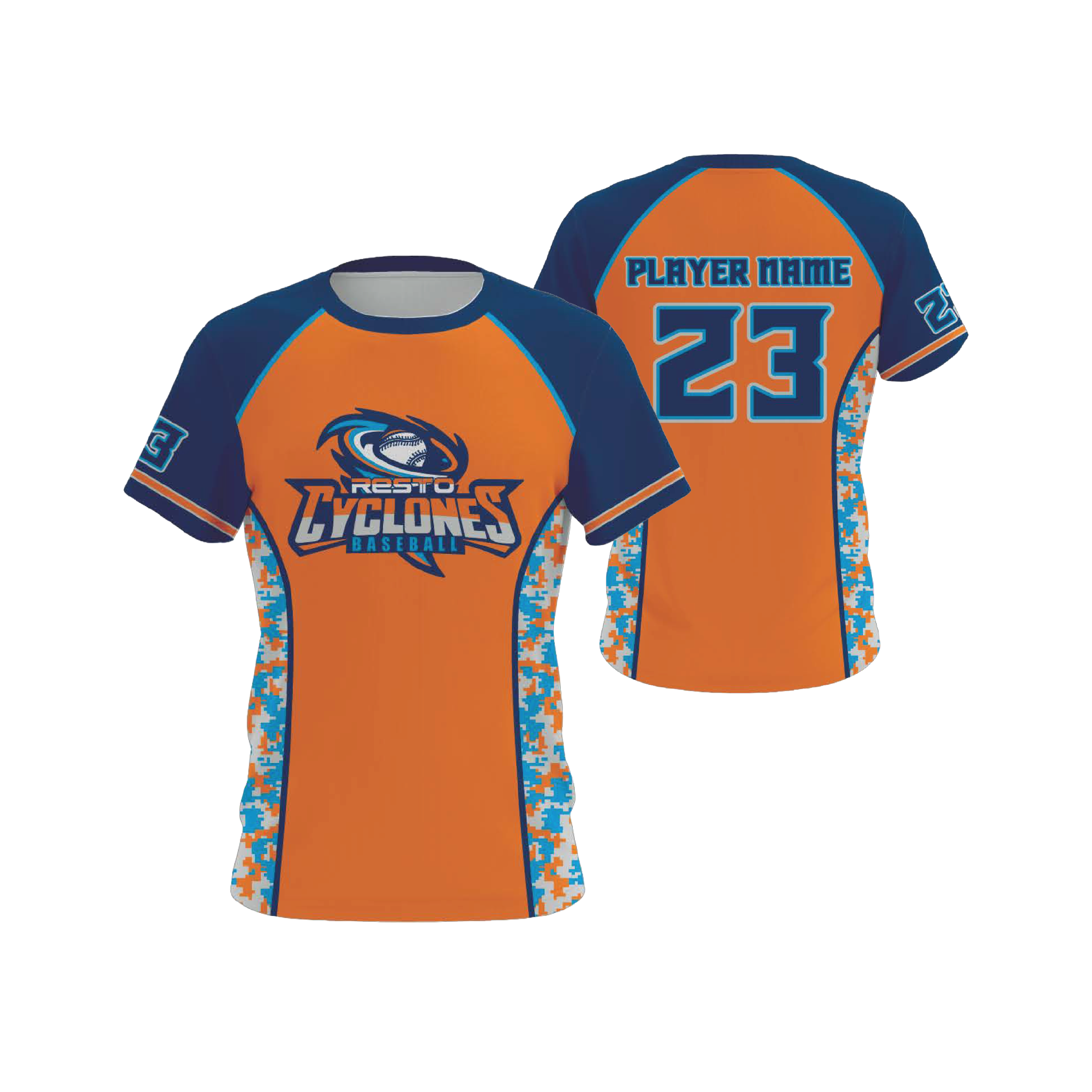 Pro Crewneck Pullover Baseball Jersey — custom baseball/softball uniform