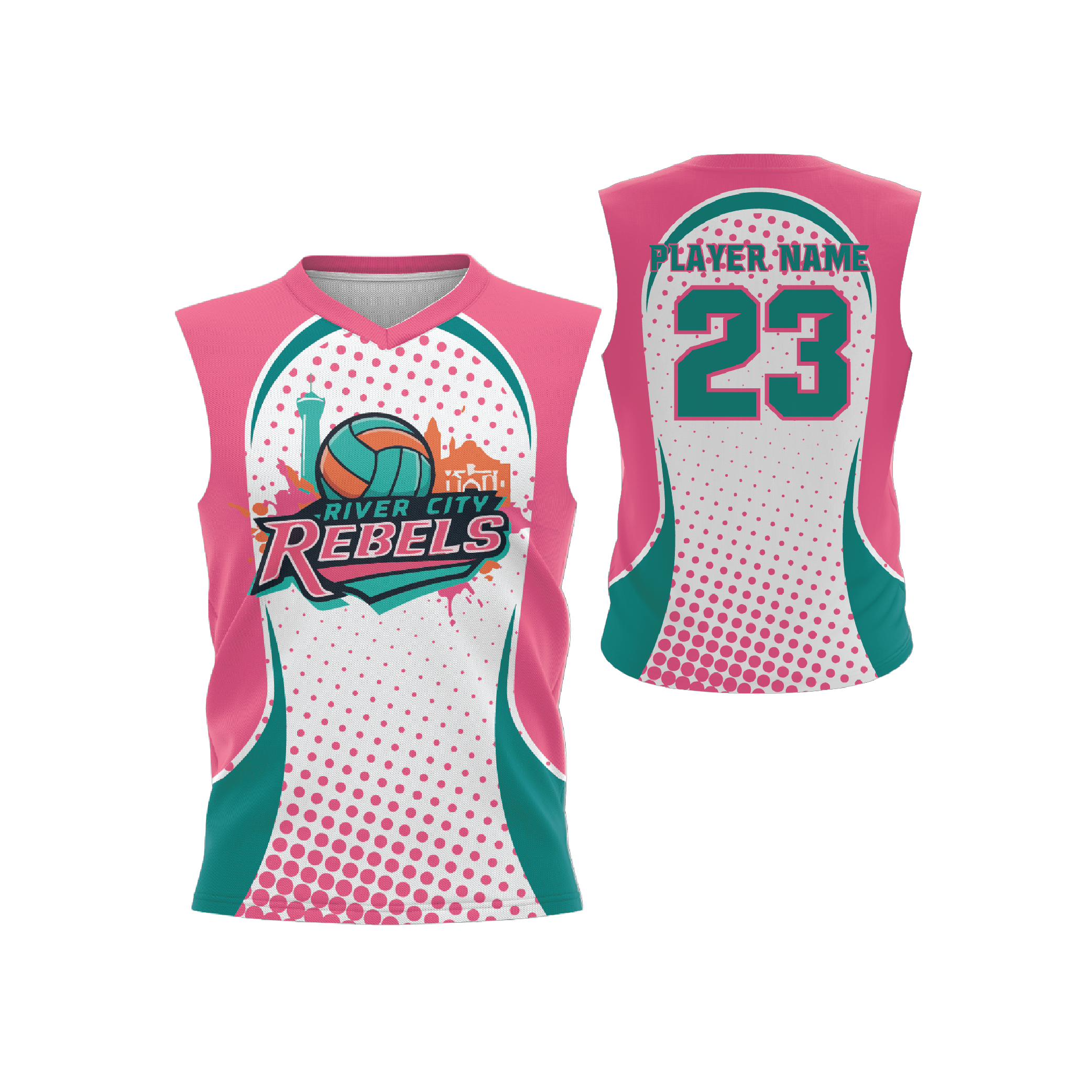 Pro Sleeveless V-neck Jersey (Women's, Youth, Men's)