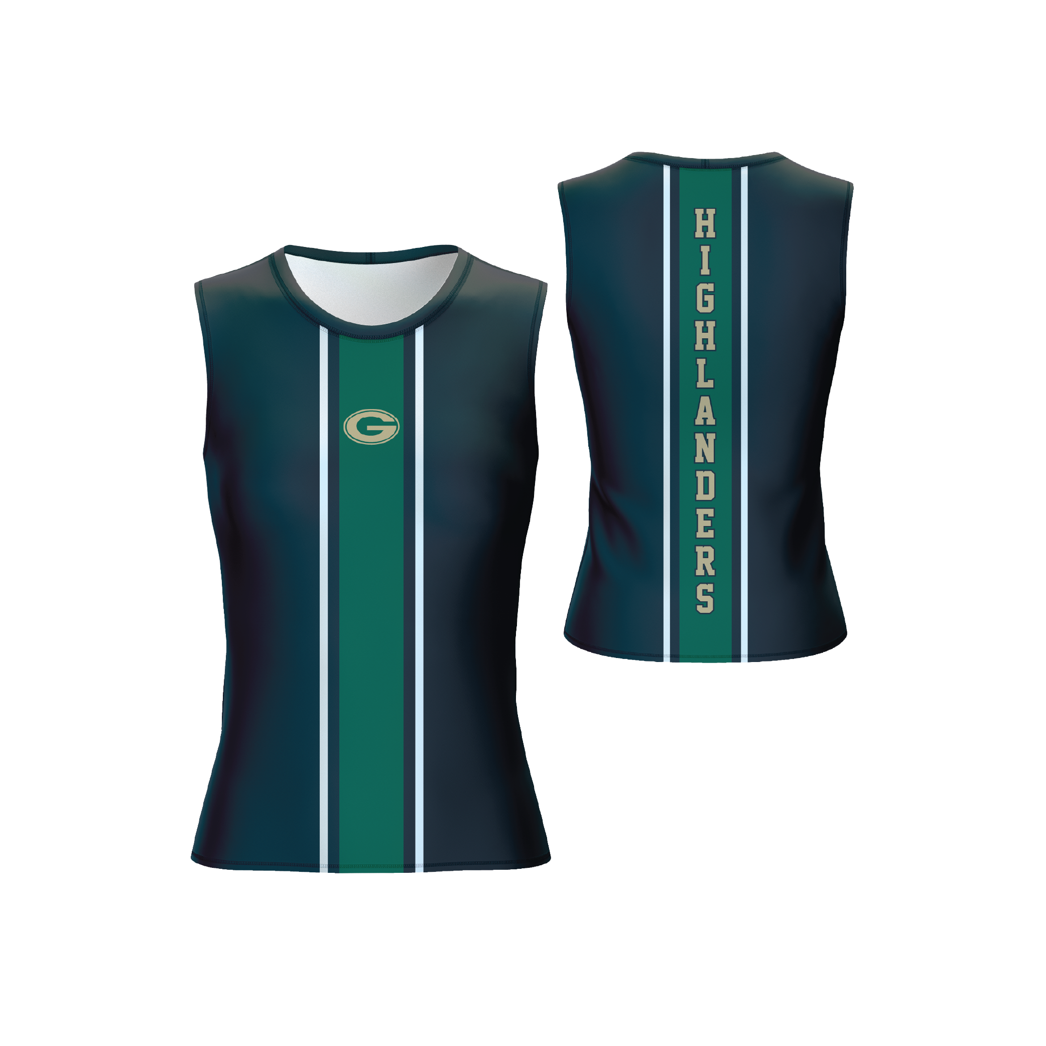 Sleeveless Widestrap Compression Tee (Women's)