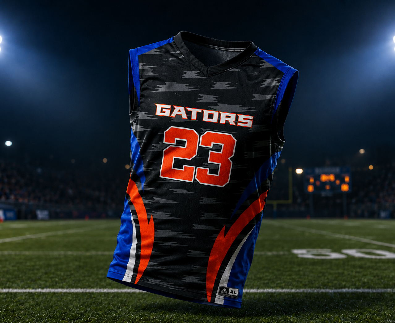 Sleeveless Jersey (Men's/Women's/Youth) — custom flag football uniform