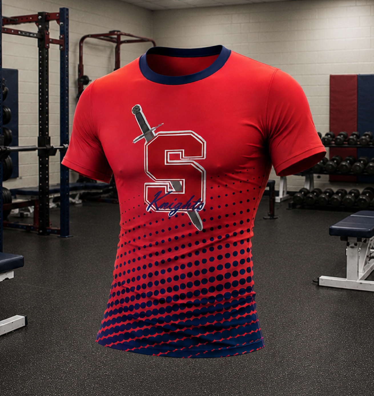 Compression Tee - Short Sleeve (Men's, Women's, Youth) — custom compression uniform