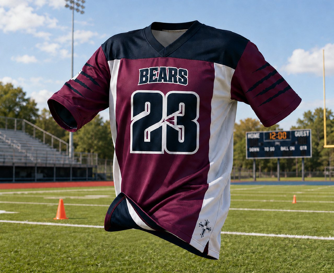 Single-Ply Reversible Flag Football Jersey