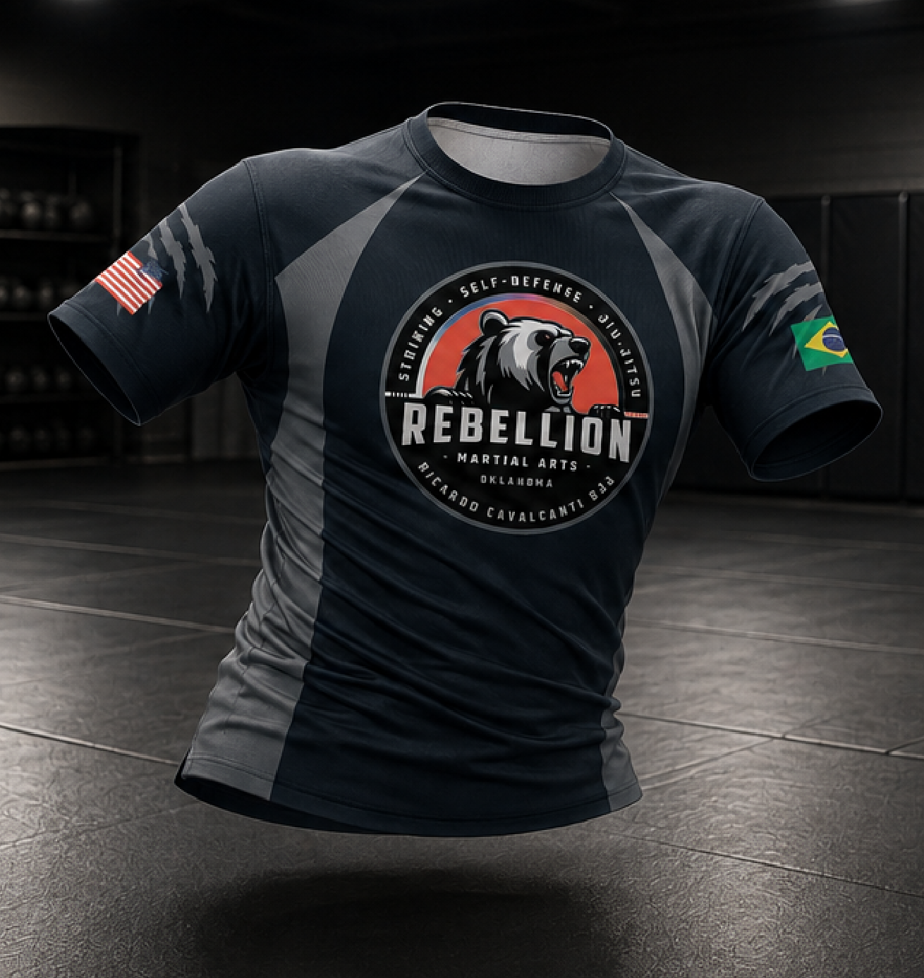 Short Sleeve Rash Guard — custom wrestling uniform