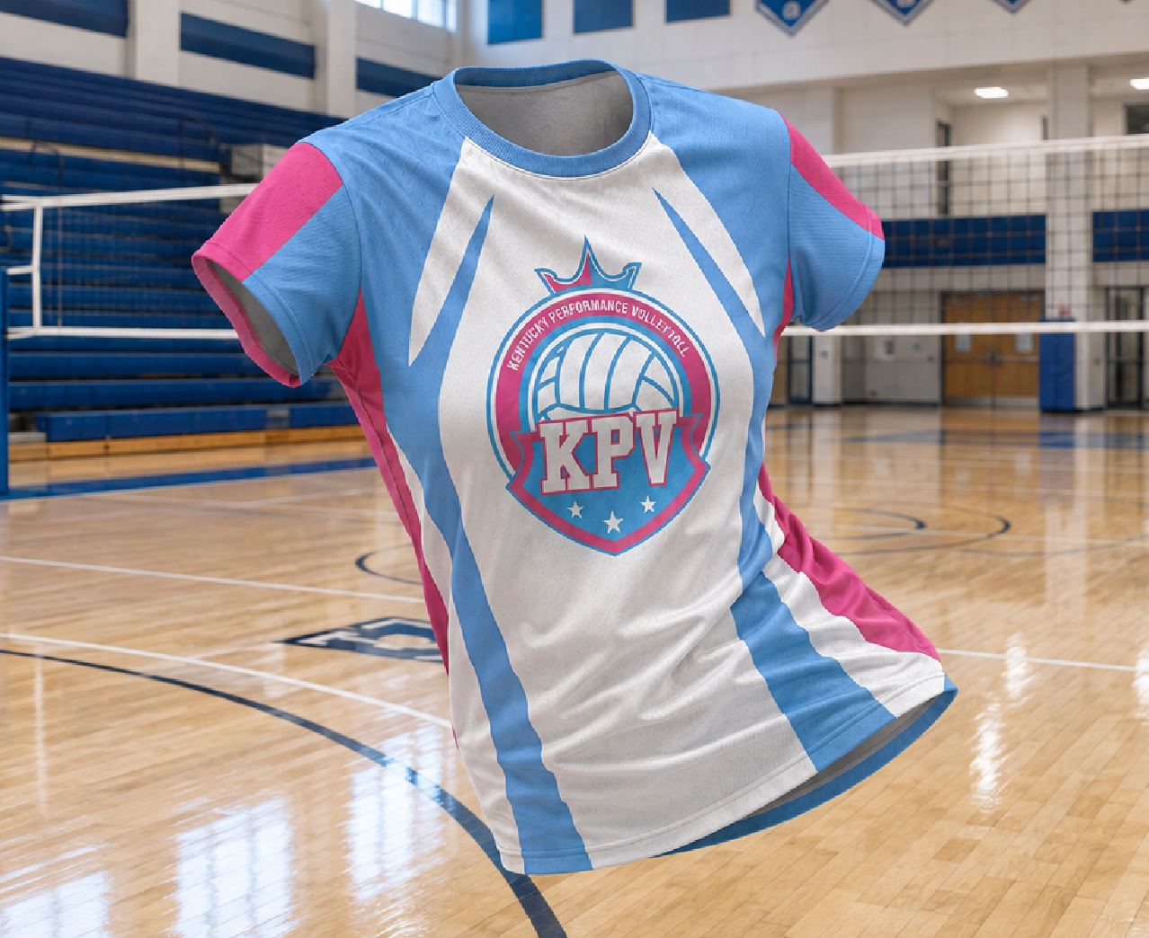 Cap Sleeve Crewneck Jersey (Women's, Youth) — custom volleyball uniform