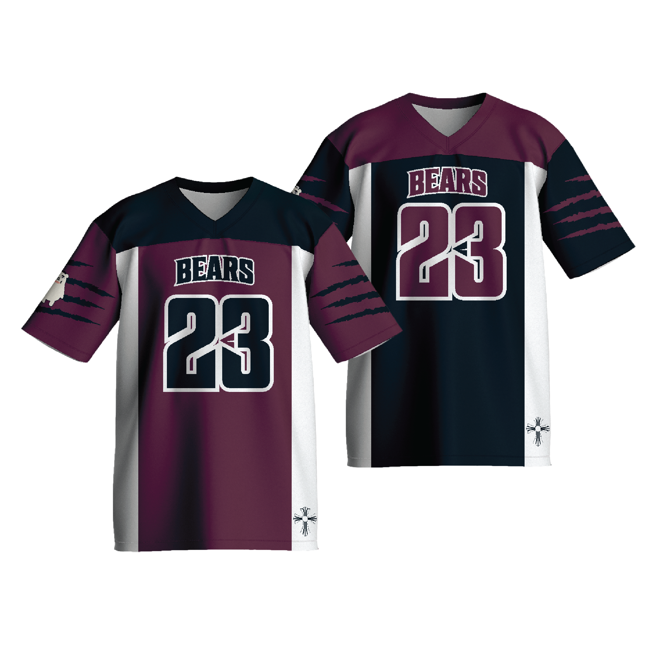 Single-Ply Reversible Flag Football Jersey