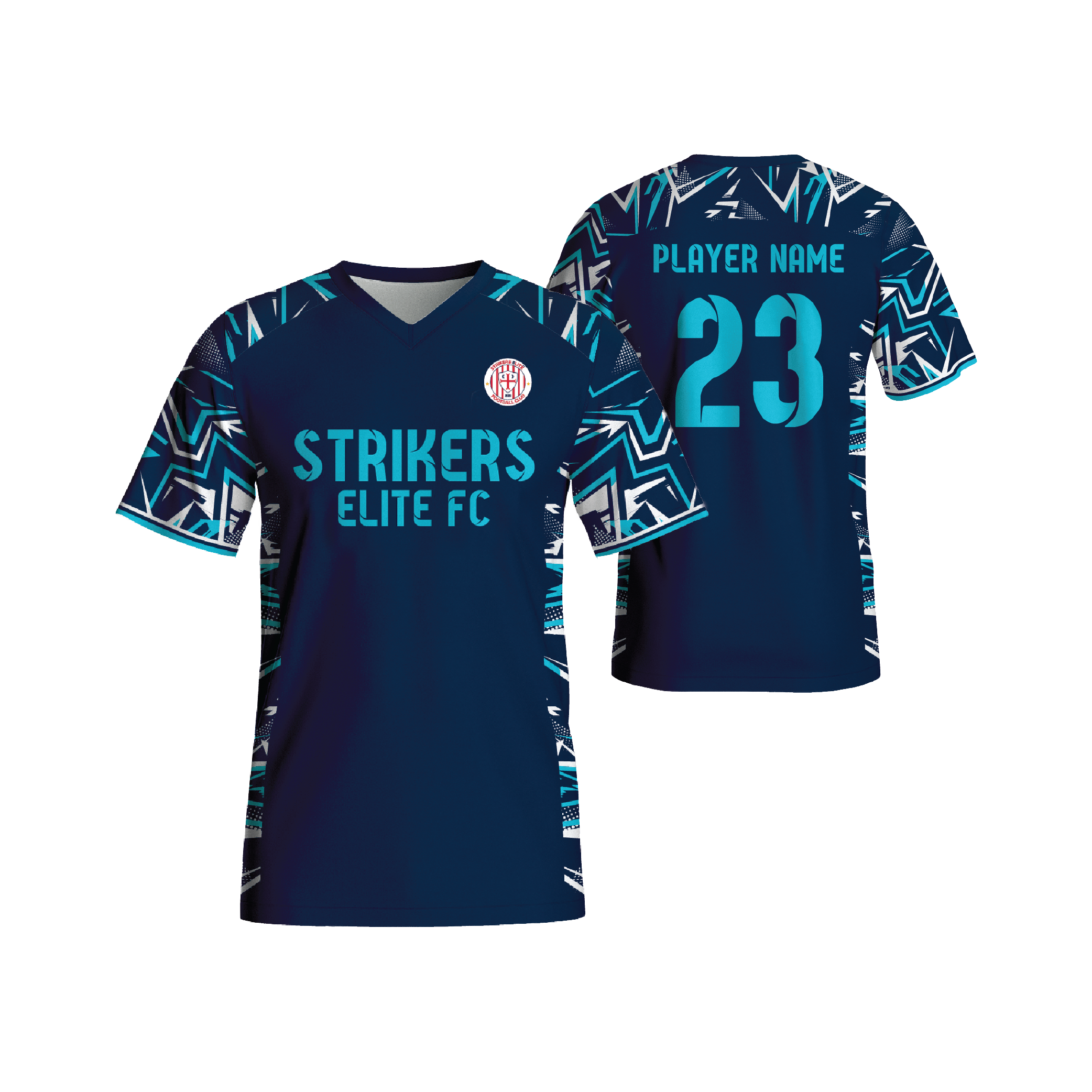 Soccer Pro Jersey (4-Way Stretch) (V-Neck)