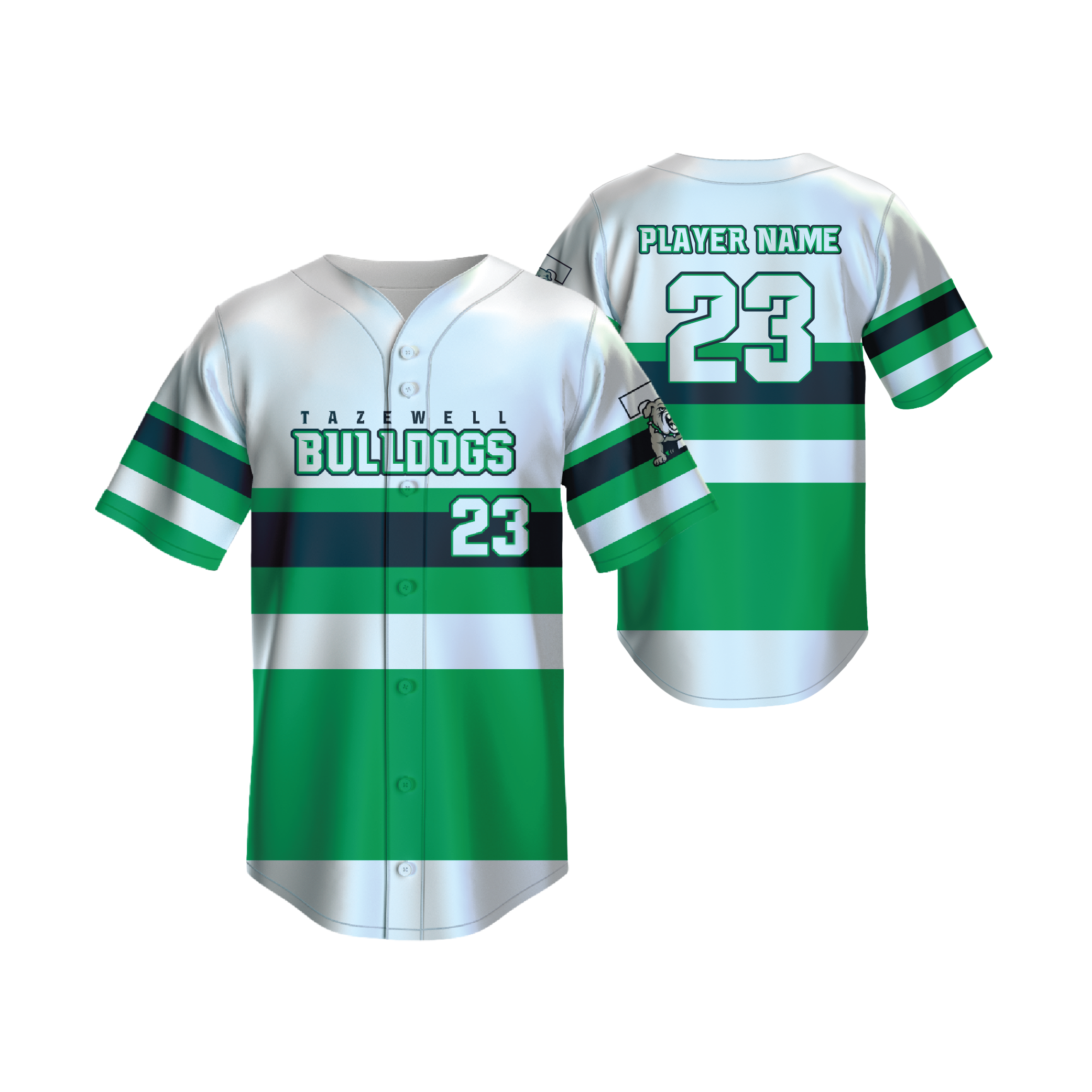 Full-Button Baseball Jersey