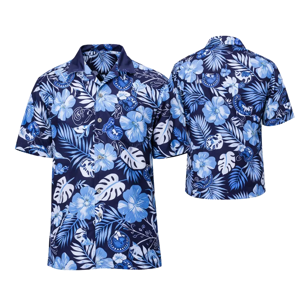 Beach Shirt (Short Sleeve Full Button Tech - Camp Style Collar) — custom swim & surf uniform