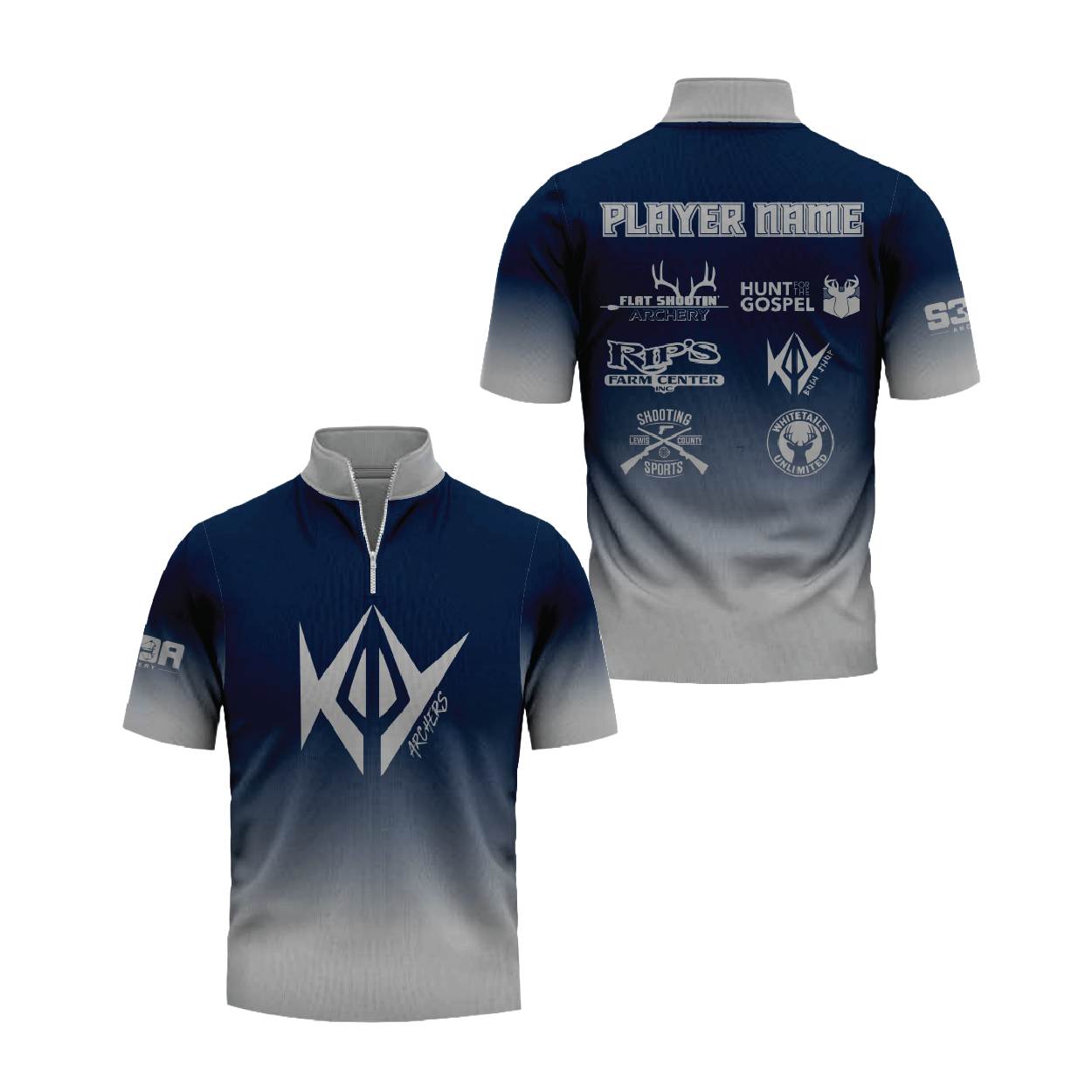Fishing 1/4 Zip Short Sleeve Shirt thumbnail 1