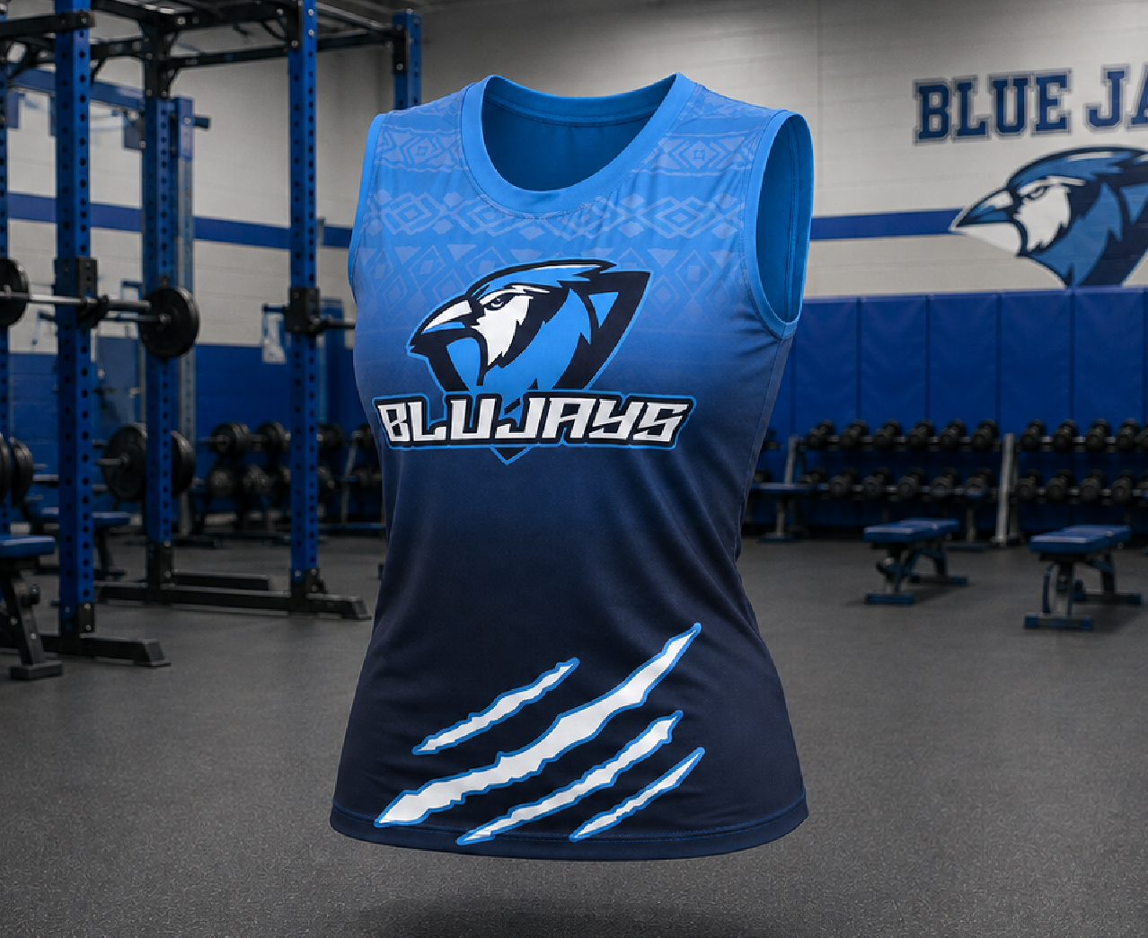 Sleeveless Widestrap Compression Tee (Women's) — custom compression uniform