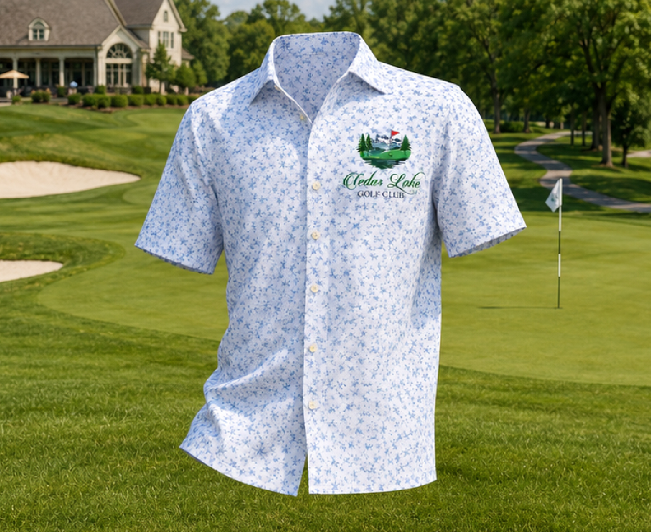 Camp Button-Up Shirt — custom corporate uniform