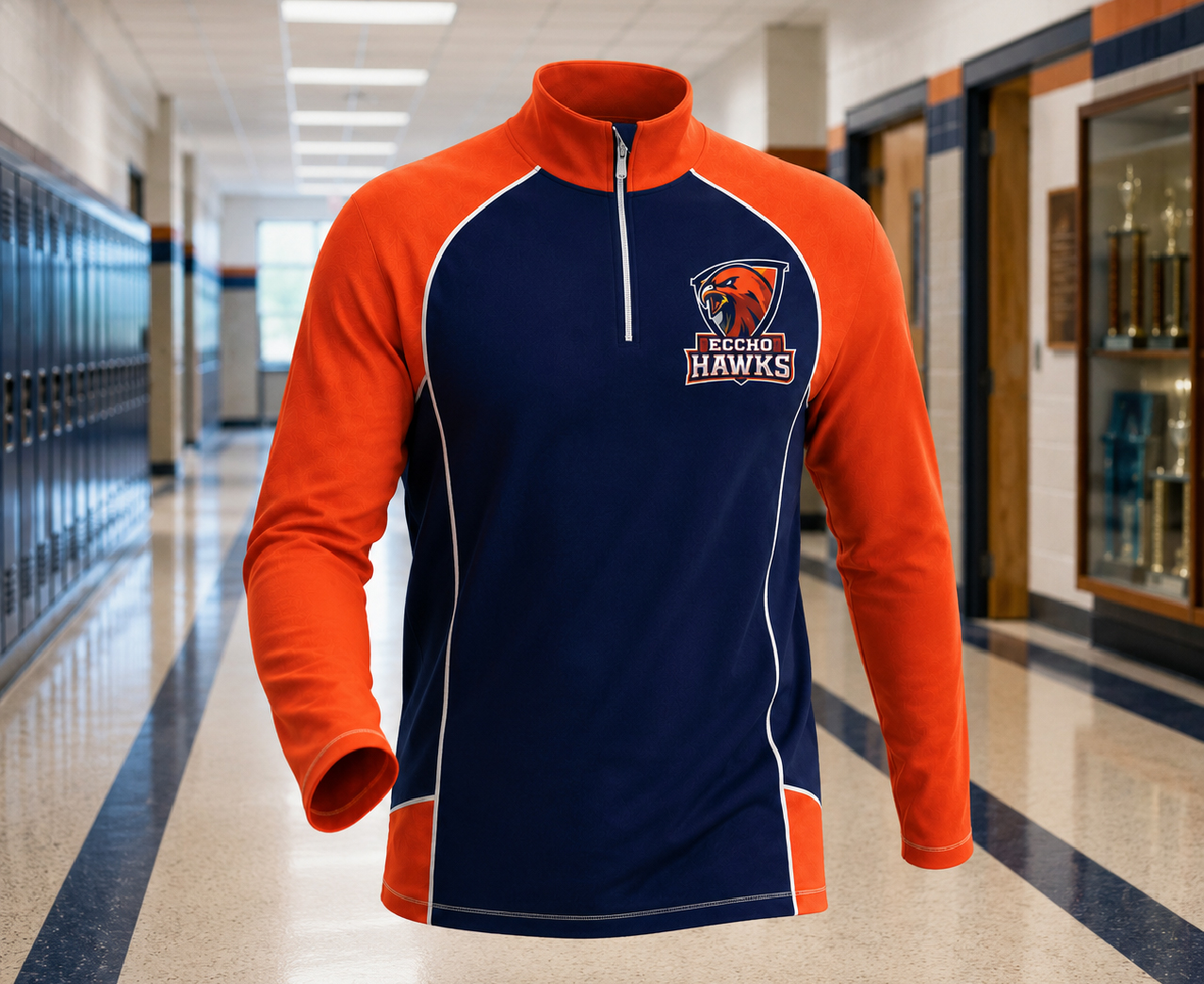 Resto-Tech Stretch Fleece 1/4 Zip (Men's, Women's, Youth) — custom warm up gear uniform