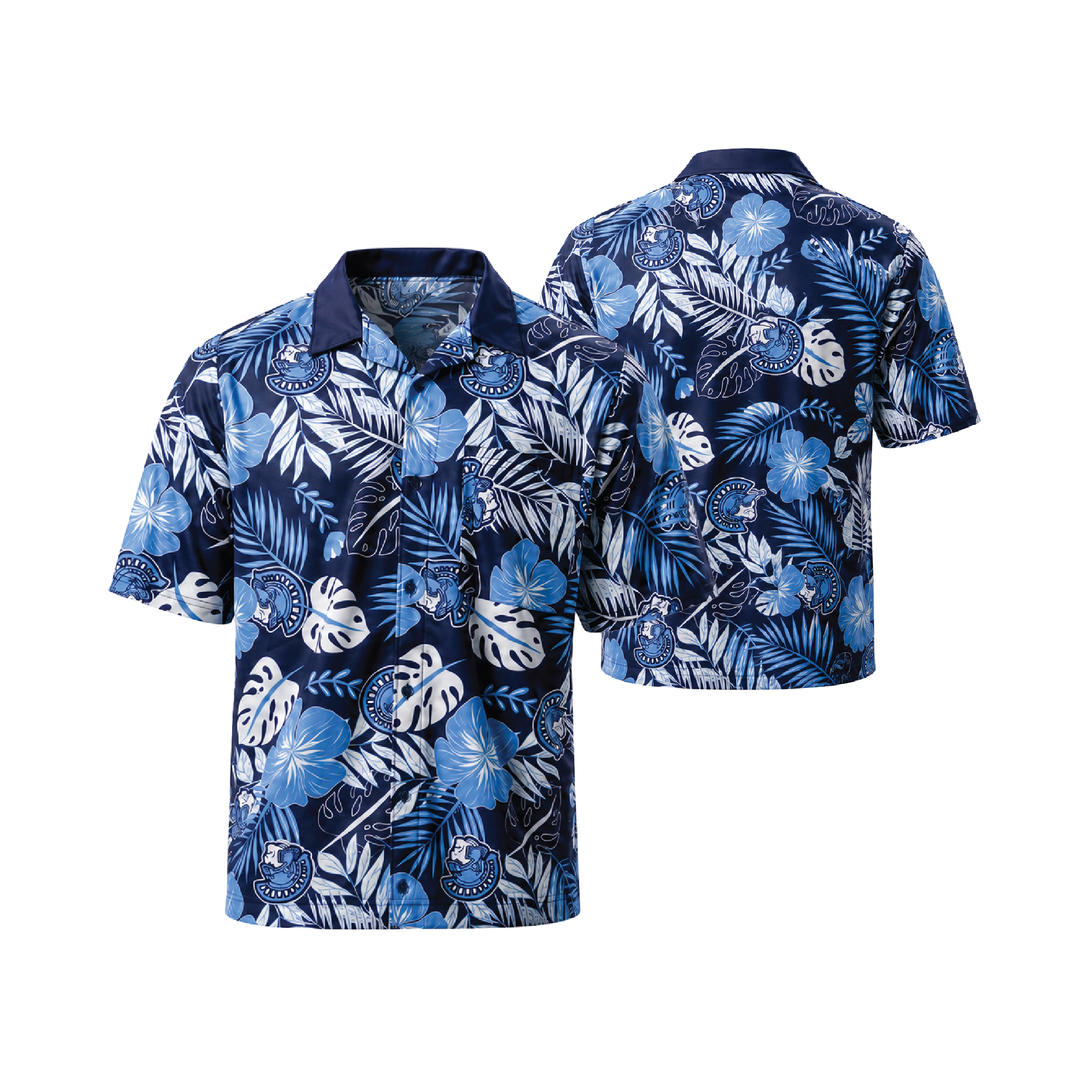 Beach Shirt (Short Sleeve Full Button Tech - Camp Style Collar)