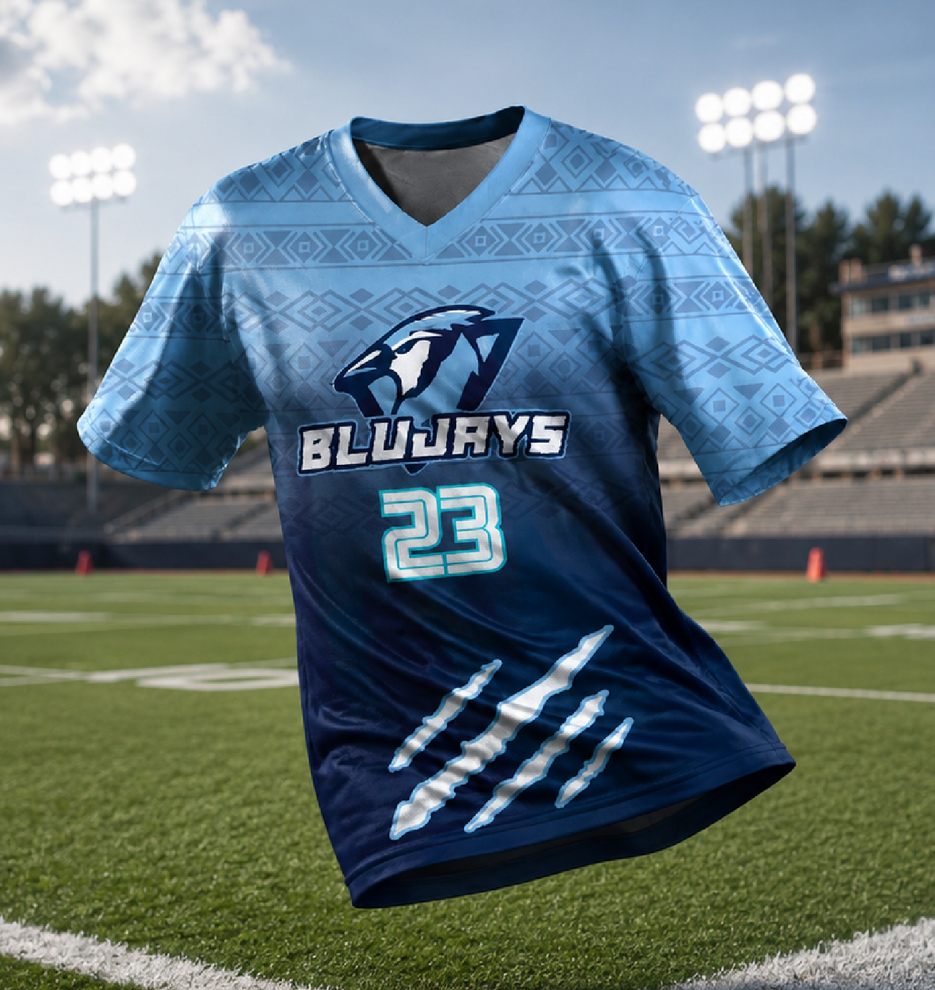 Flag Football Jersey — custom flag football uniform