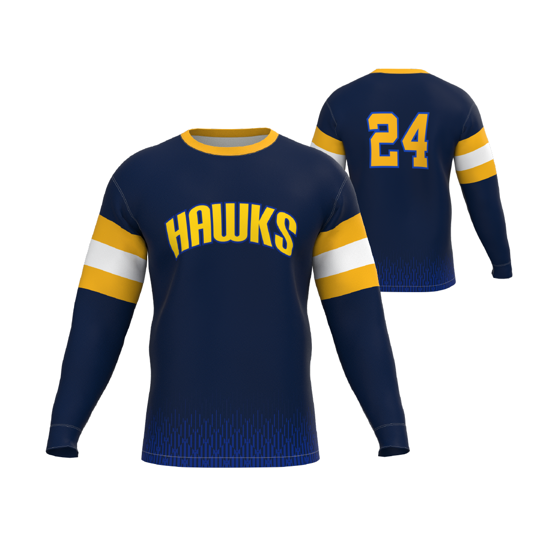 Long Sleeve Shooter Shirt (Crewneck)
